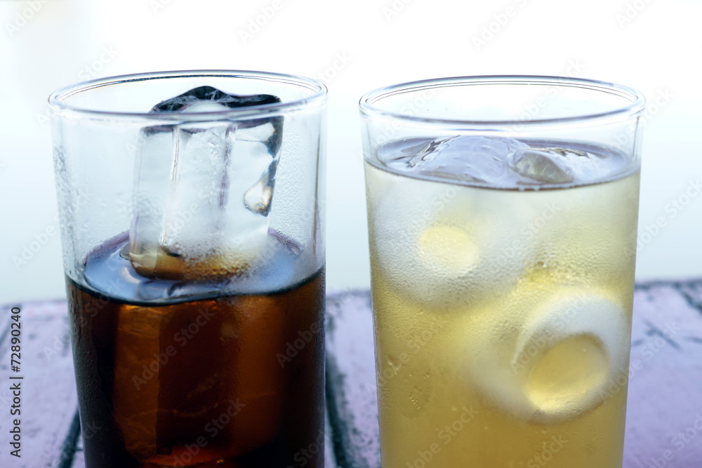 Glass with ice Glass with ice