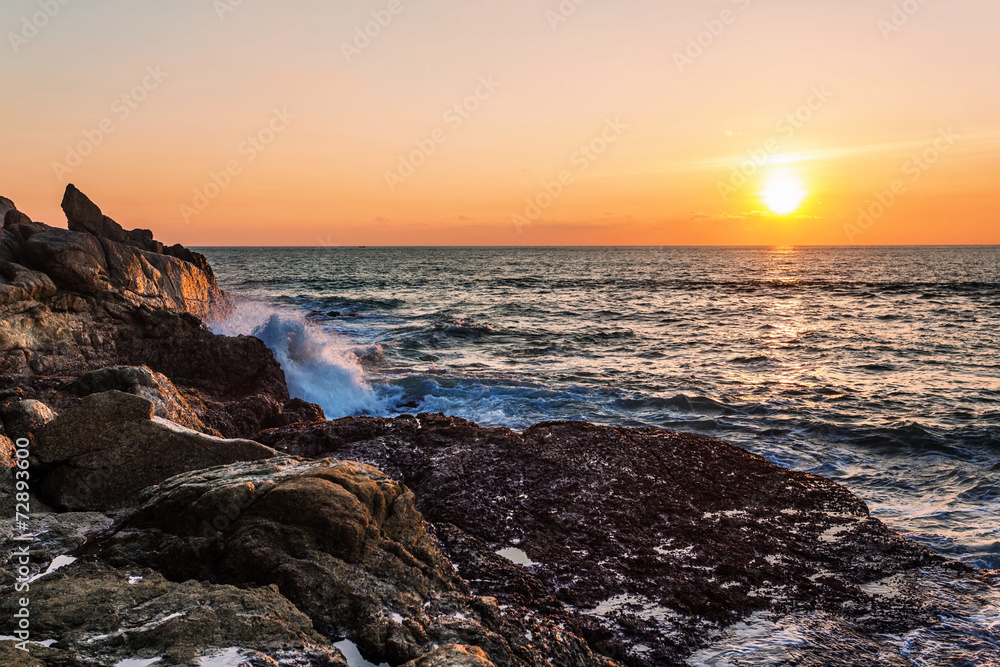 Obraz premium Tropical sunset.