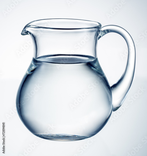 Water pitcher isolated. With clipping path