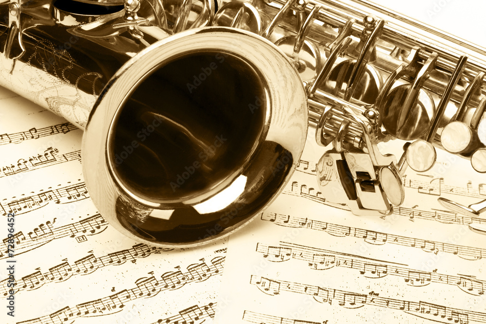 Obraz premium saxophone detail