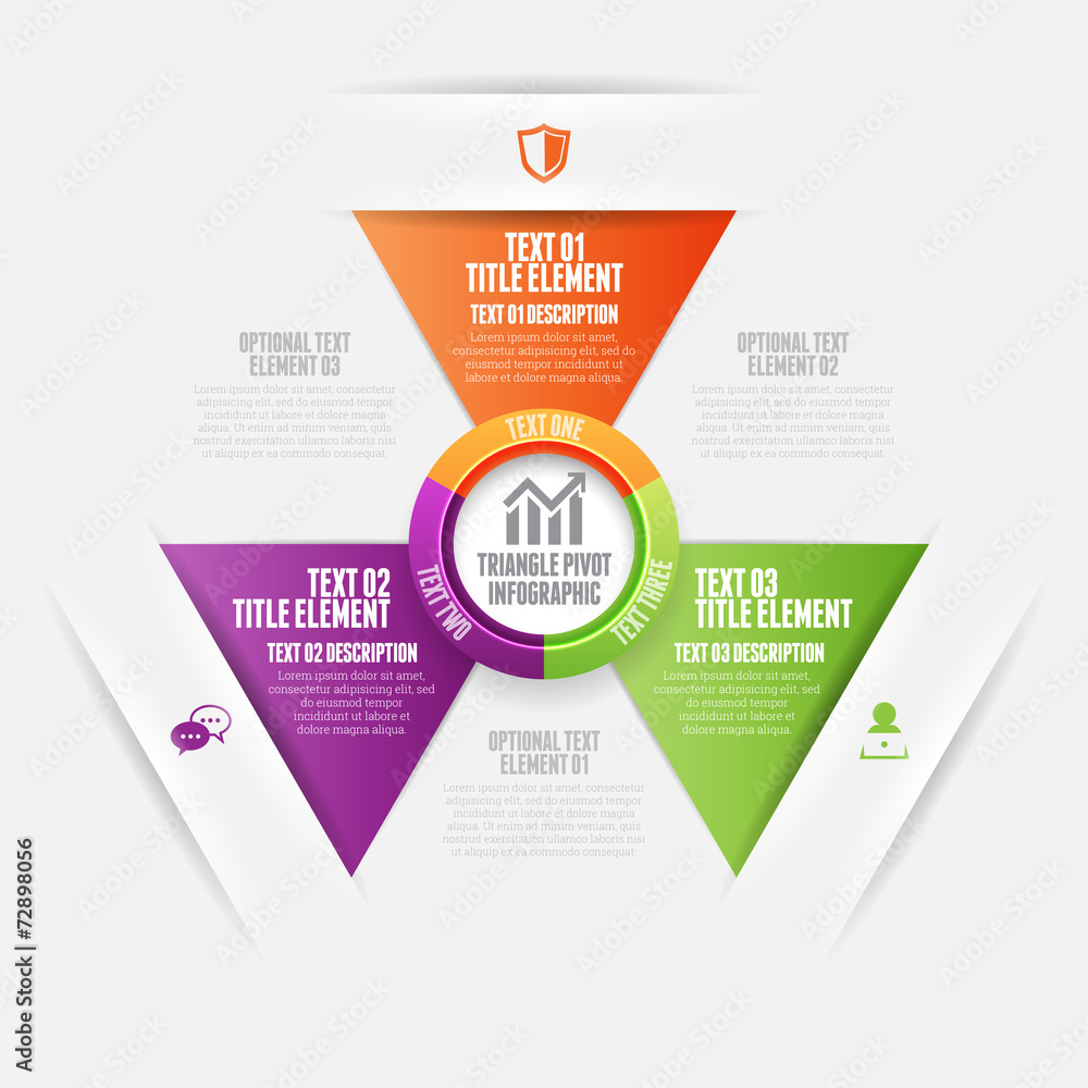 Triangle Pivot Infographic Triangle Pivot Infographic