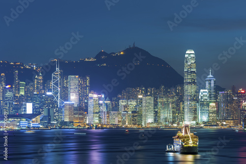 Victoria Harbor in Hong Kong