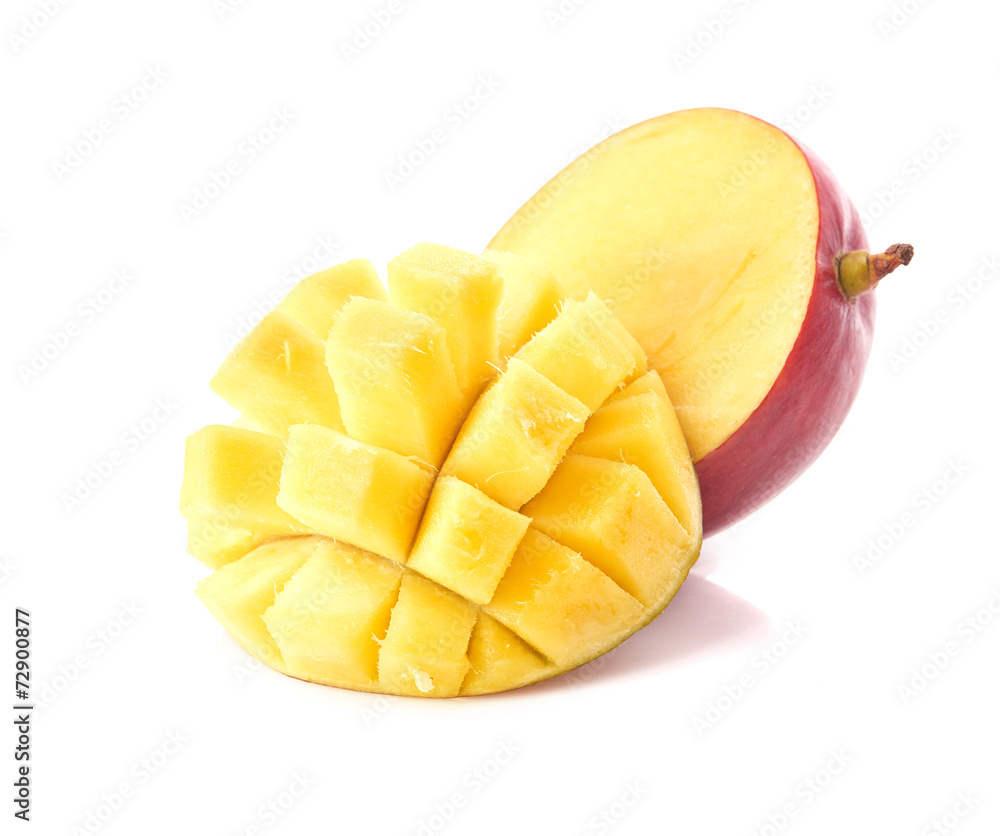 mango fruit isolated on white background mango fruit isolated on white background