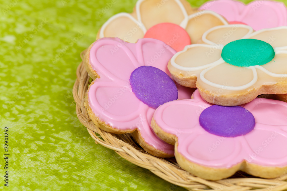 Summer Flower Decorated Cookies Summer Flower Decorated Cookies
