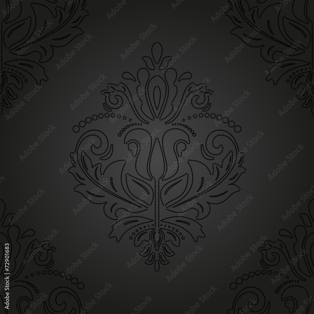 Floral Seamless Vector Pattern. Orient Abstract Background Floral Seamless Vector Pattern. Orient Abstract Background