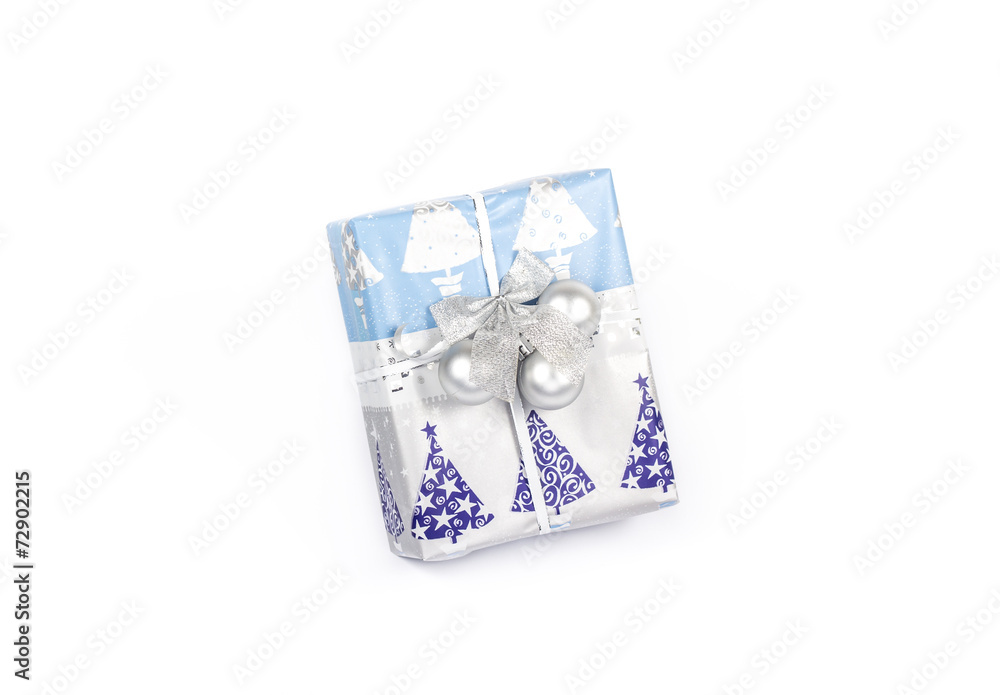 Christmas gift box isolated Christmas gift box isolated