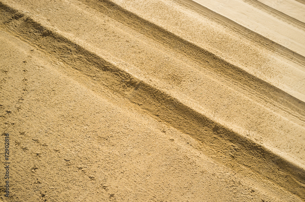 Fototapeta premium Prints on sand