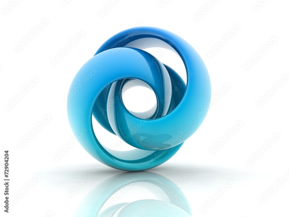 3D helix shape 3D helix shape