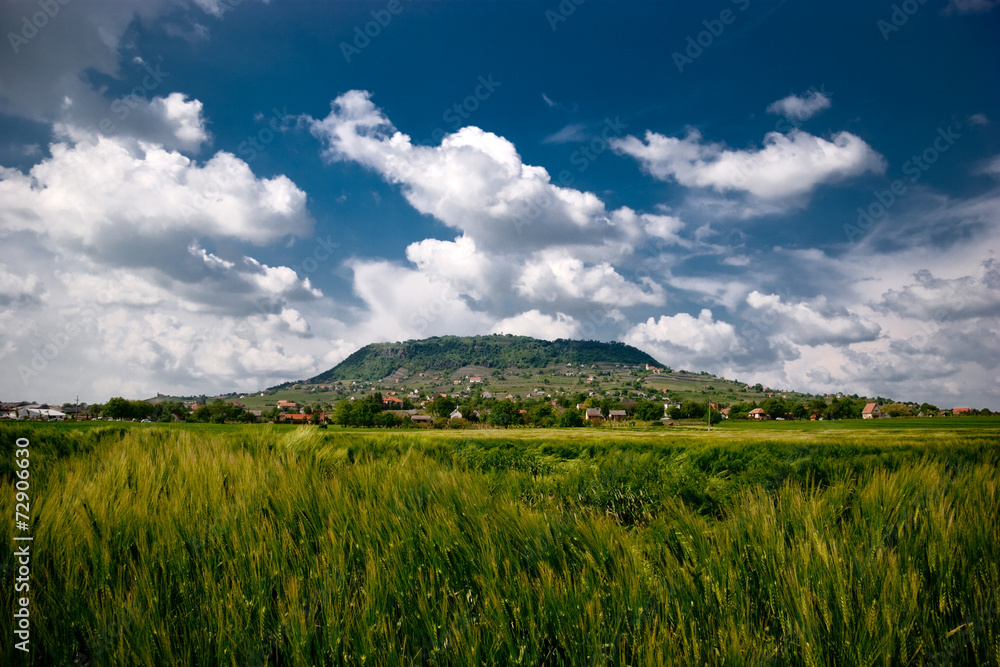 Fototapeta premium Hungarian landscape at Somlo