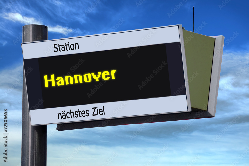 Anzeigetafel 6 - Hannover