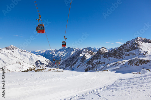 Mountains ski resort - Innsbruck Austria © Nikolai Sorokin