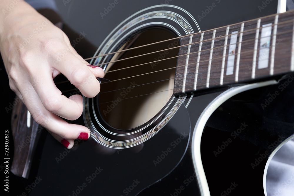 Fototapeta premium hand and guitar
