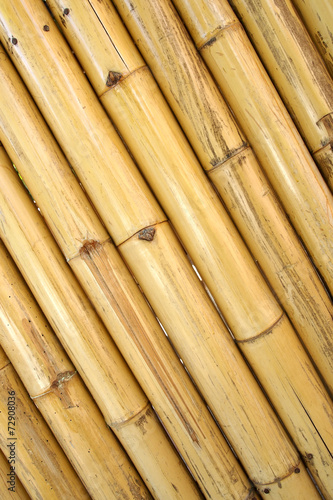 Yellow bamboo texture and background