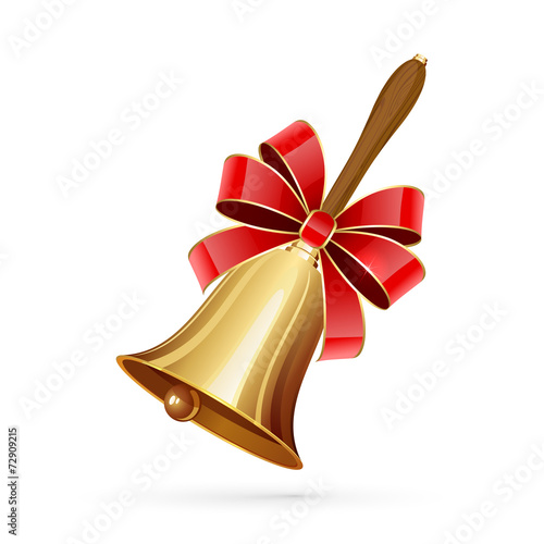 Bell with bow