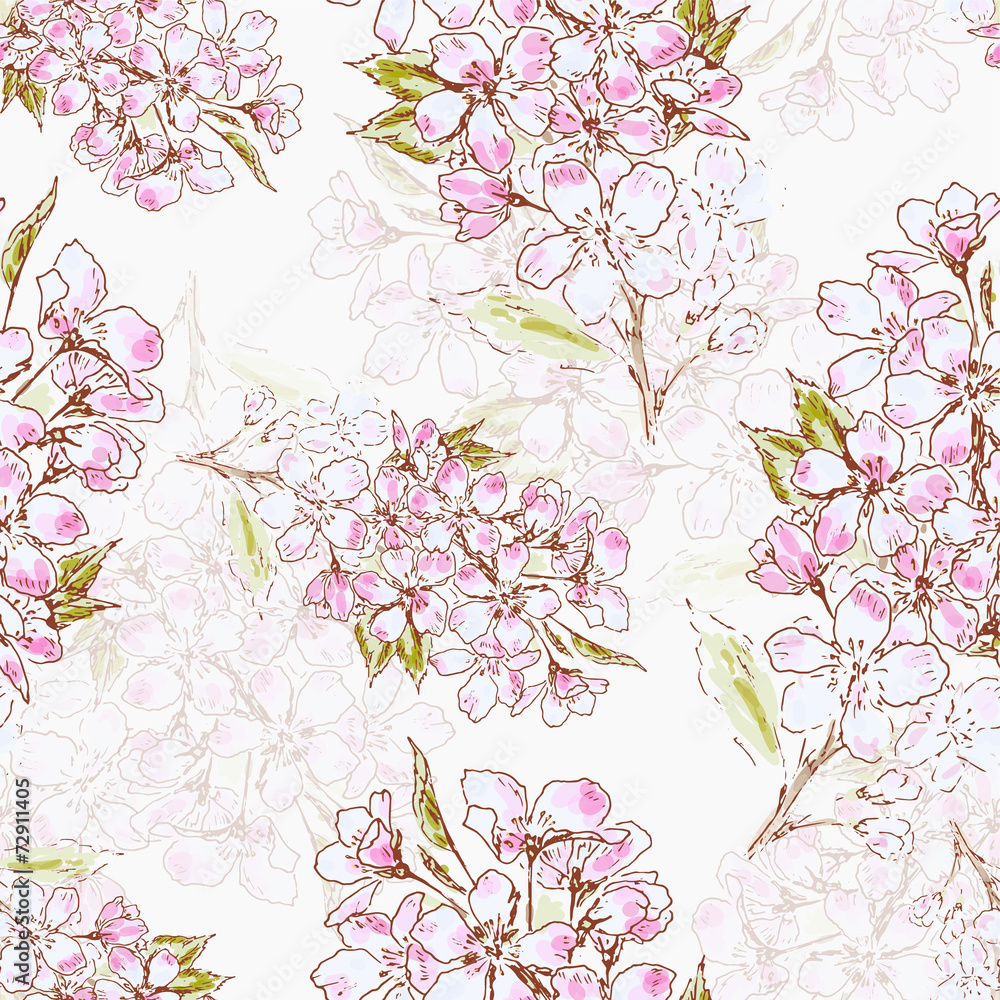 Floral seamless pattern Floral seamless pattern