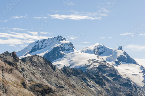 Zermatt, Bergdorf, Adlerhorn, Alpen, Wallis, Sommer, Schweiz © bill_17