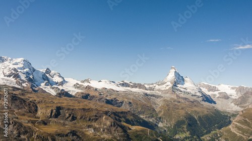 Zermatt, Bergdorf, Furggletscher, Wallis, Alpen, Sommer, Schweiz