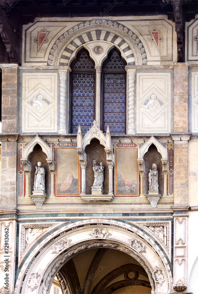 Fototapeta premium Loggia dei Lanzi in Piazza della Signoria, Florence