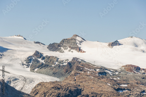 Zermatt, Bergdorf, Theodulgletscher, Alpen, Wallis, Schweiz photo