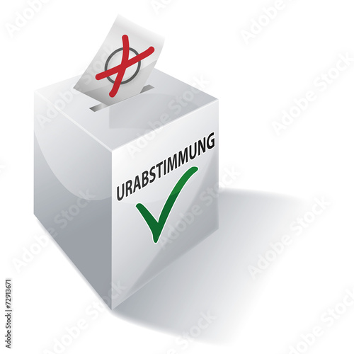 Wahlbox Urabstimmung