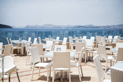 Fototapeta Naklejka Na Ścianę i Meble -  Sea View Restaurant