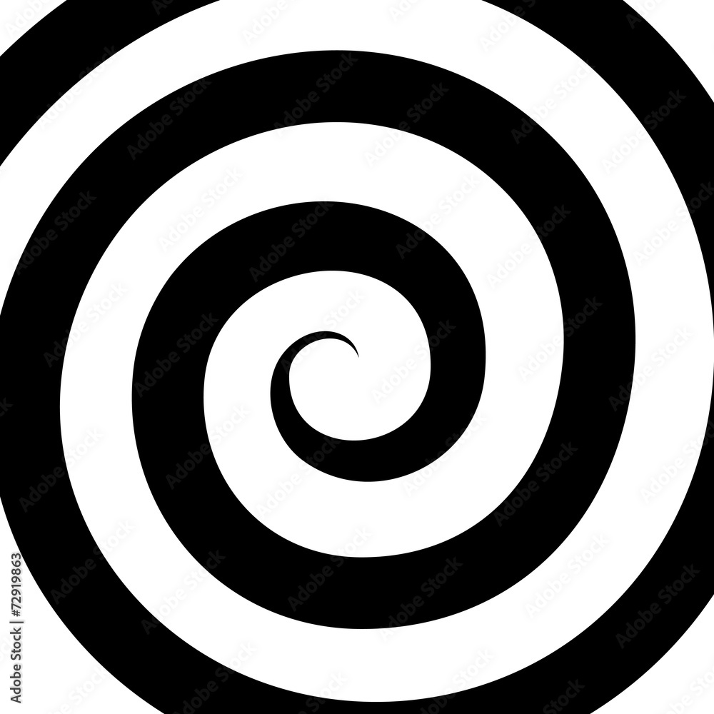 Hypnosis Spiral Pattern. Optical illusion. Vector Hypnosis Spiral Pattern. Optical illusion. Vector