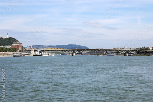 bridge on Danube river Budapest