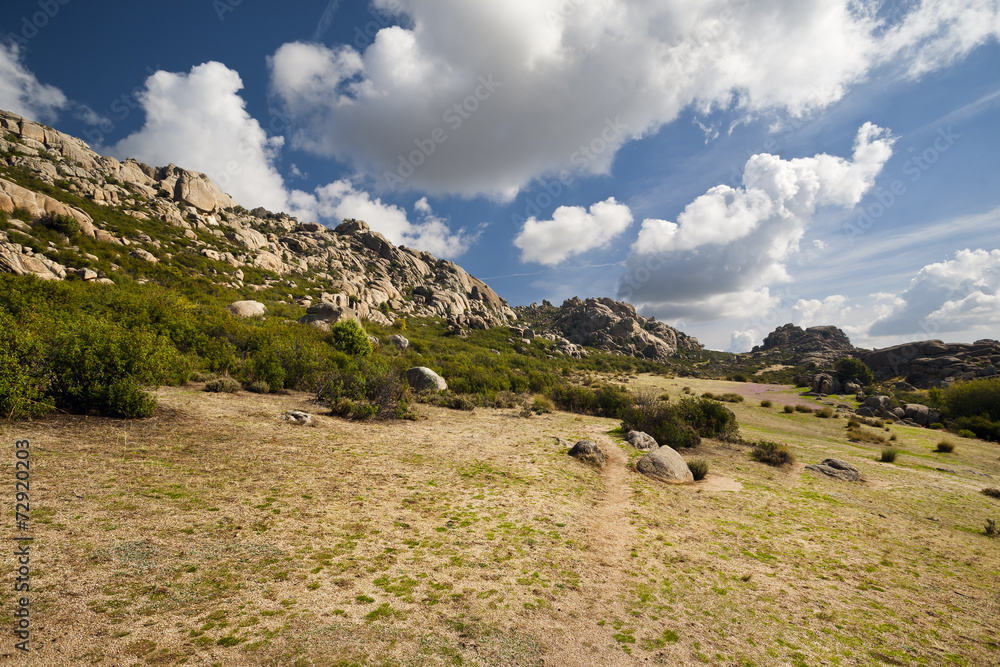 Fototapeta premium La Gran Cañada en La Pedriza