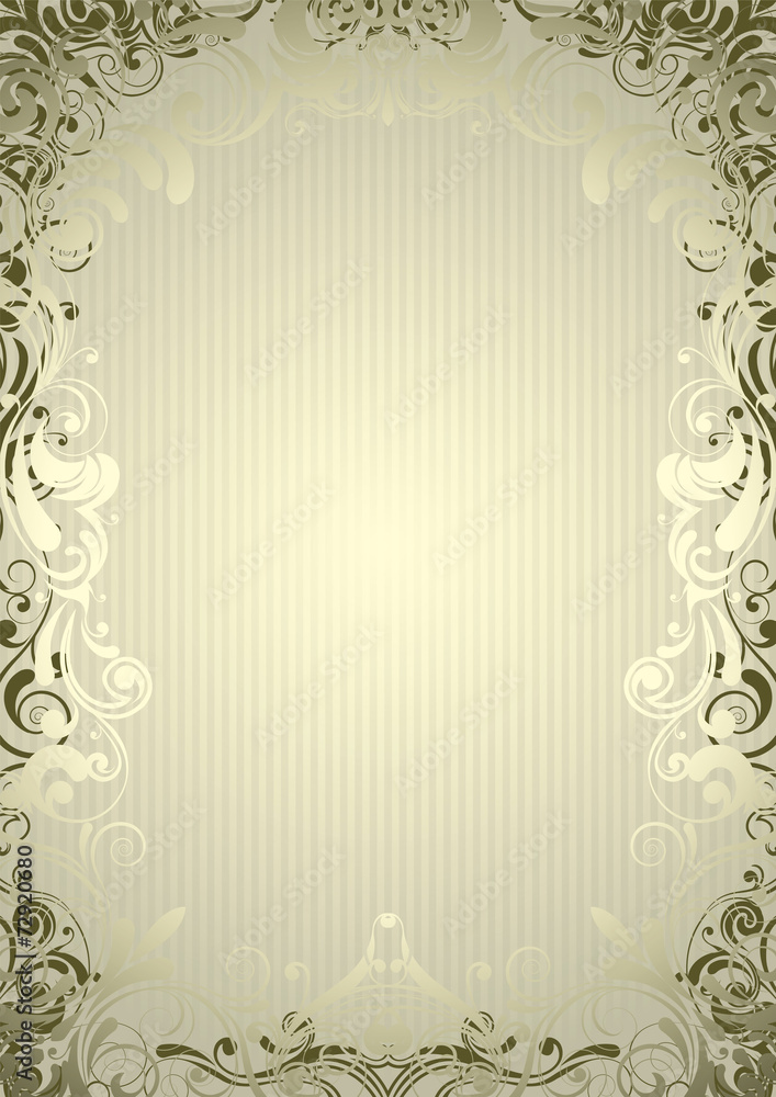 floral background frame