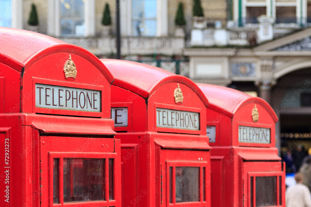 London telephone booths London telephone booths