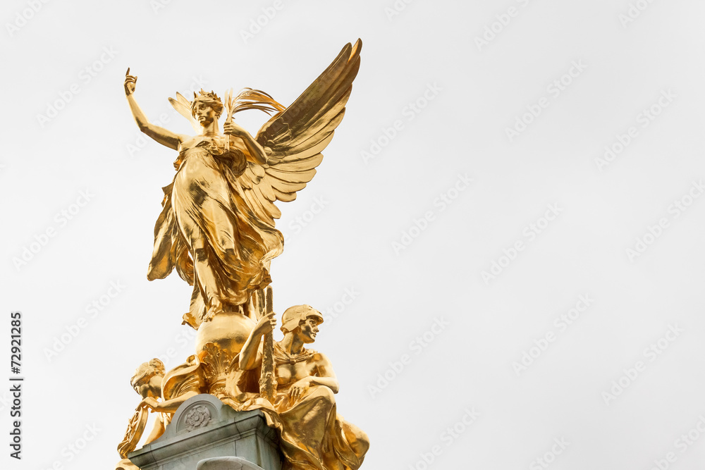 Obraz premium Golden angel of Victoria Memorial