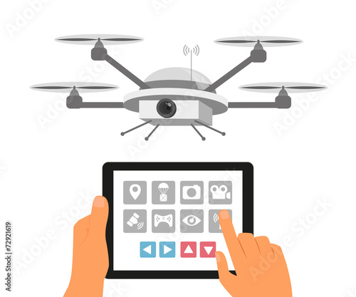 Remote air drone with camera