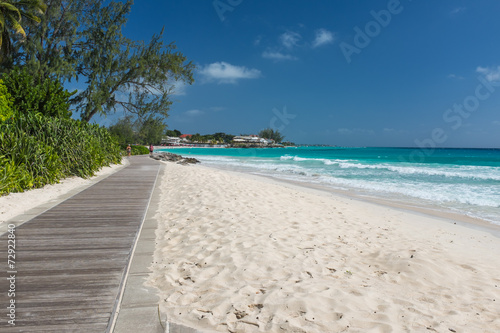 Barbados - boardwalk at Accra Beach © willcop