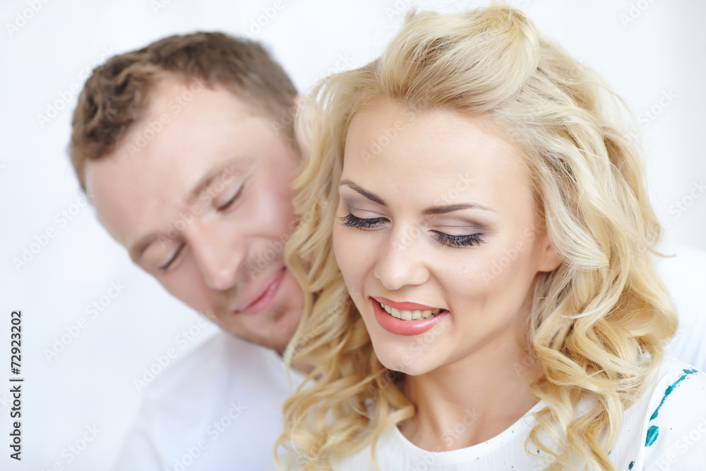 couple standing embracing couple standing embracing
