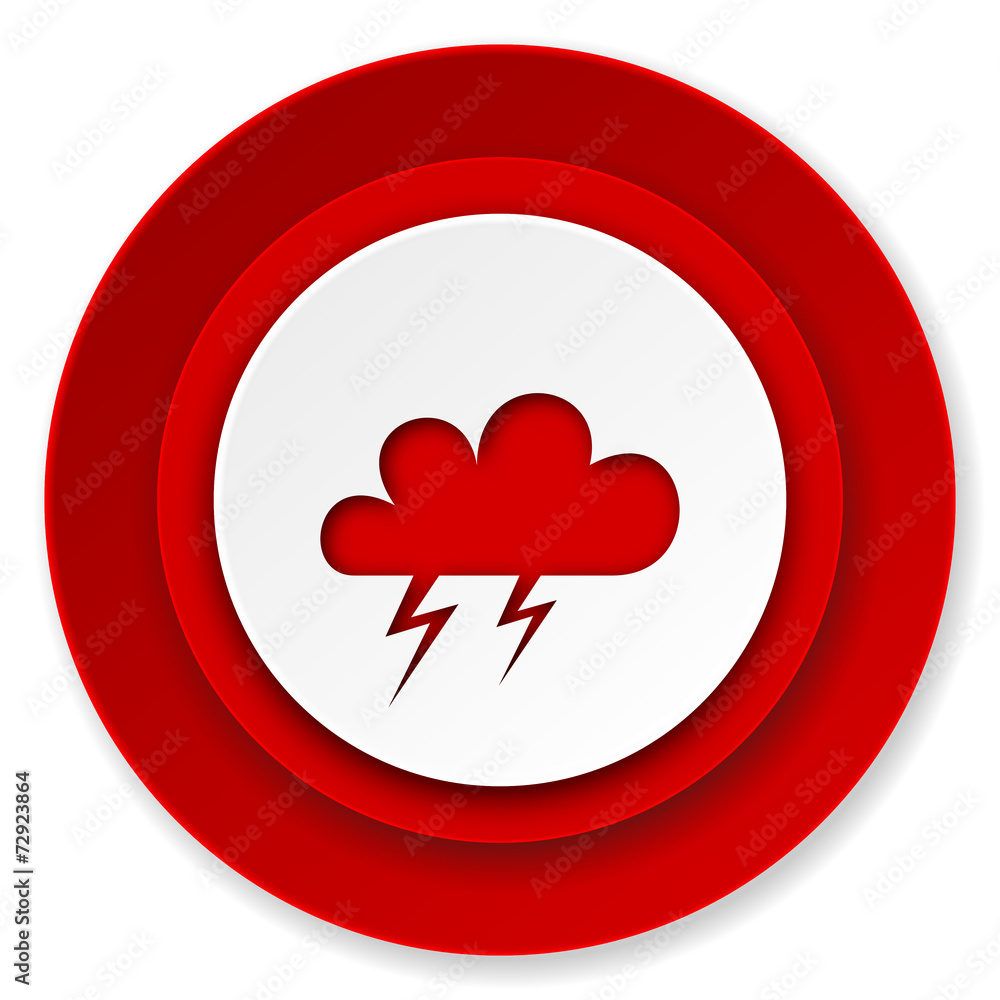 storm icon, waether forecast sign