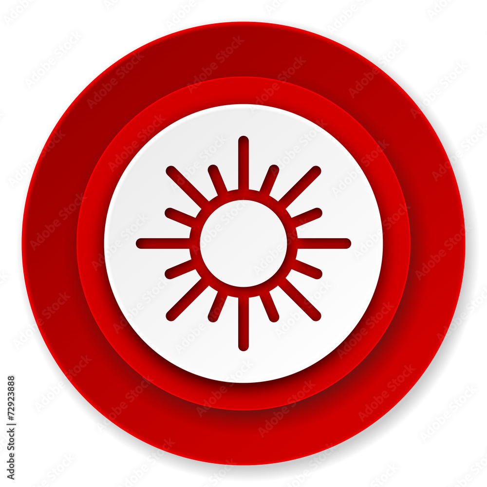 sun icon, waether forecast sign sun icon, waether forecast sign