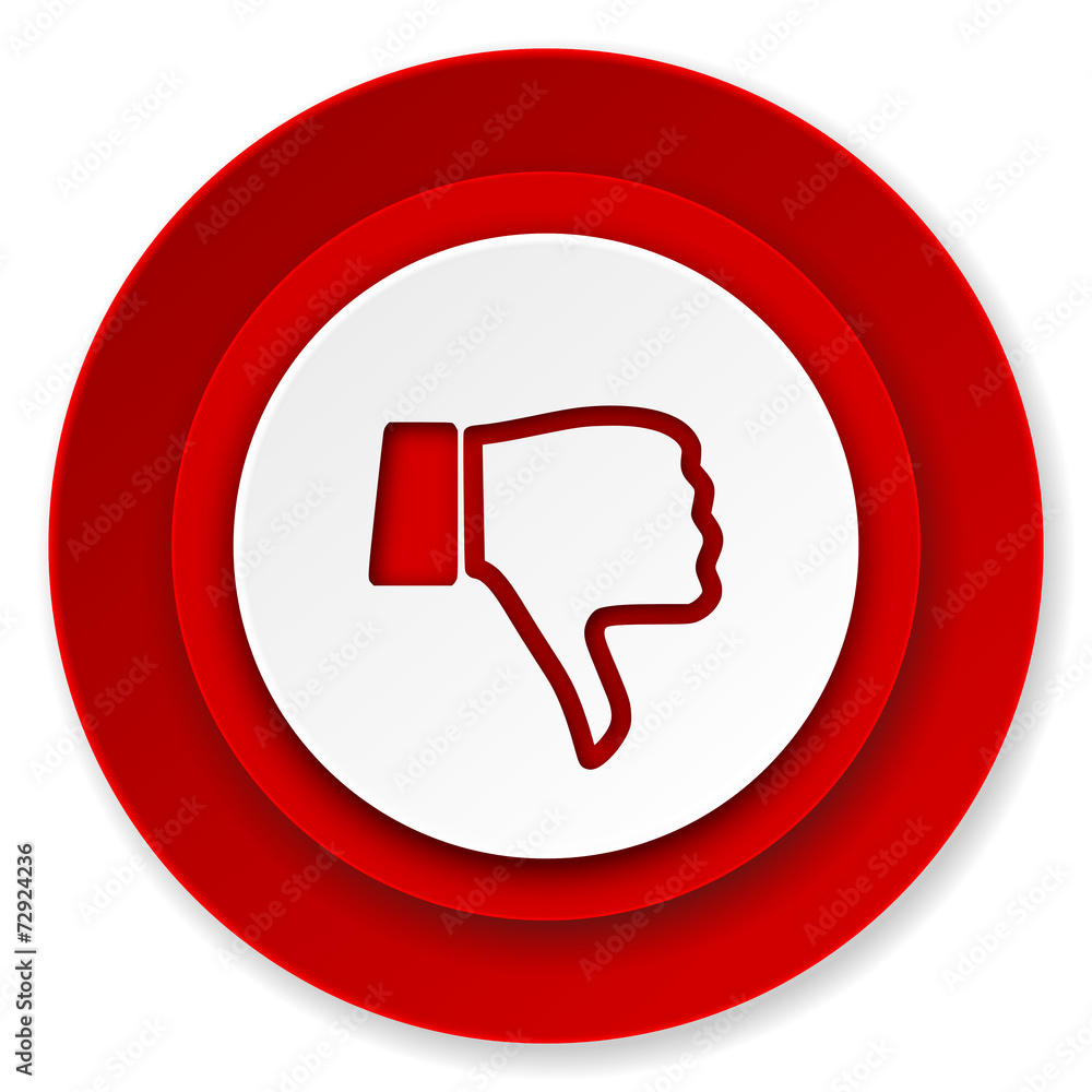 dislike icon, thumb down sign dislike icon, thumb down sign