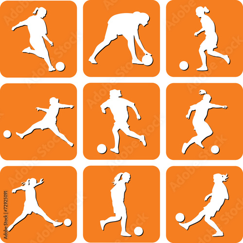 woman soccer player