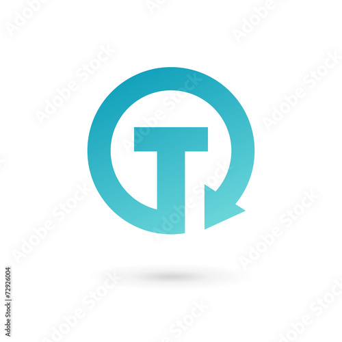 Letter T logo icon design template elements