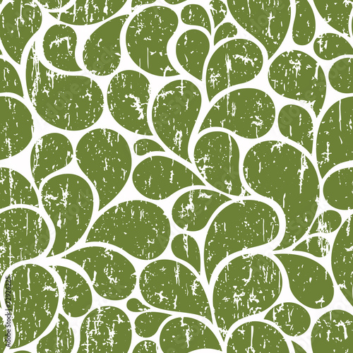 Obraz na płótnie Vintage floral pattern w salonie