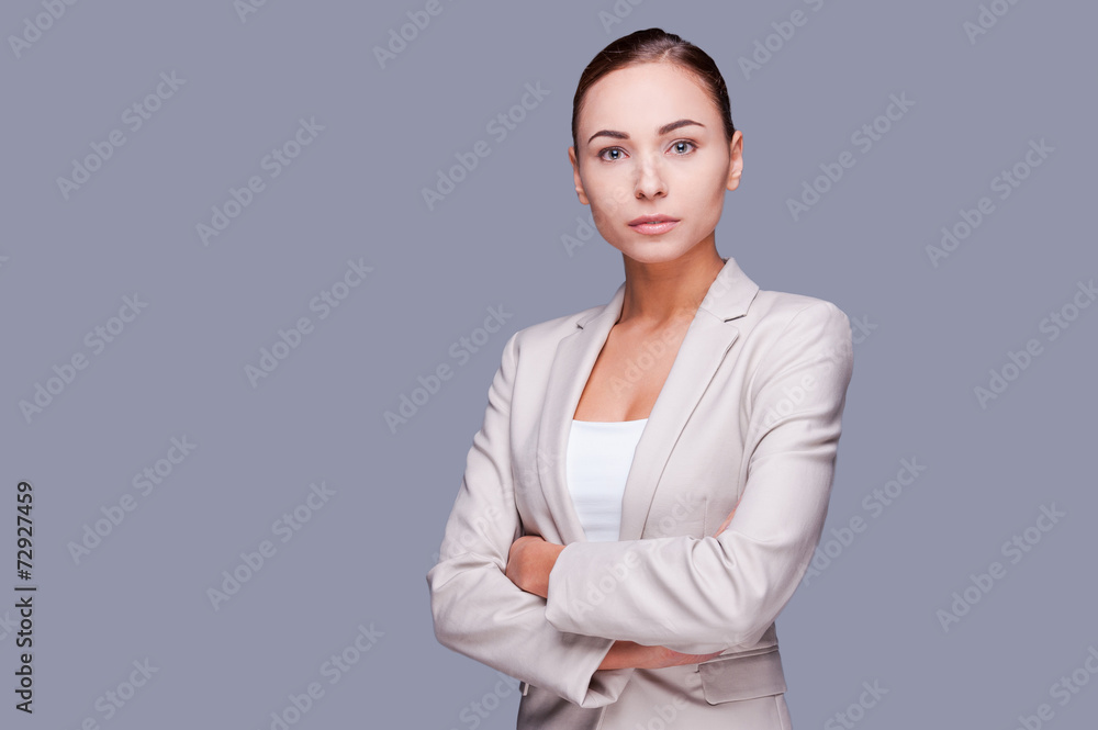 Confident businesswoman. Confident businesswoman.