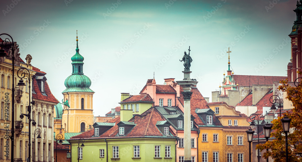 Fototapeta premium Warsaw Old Town Square