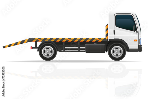 tow truck for transportation faults and emergency cars vector il
