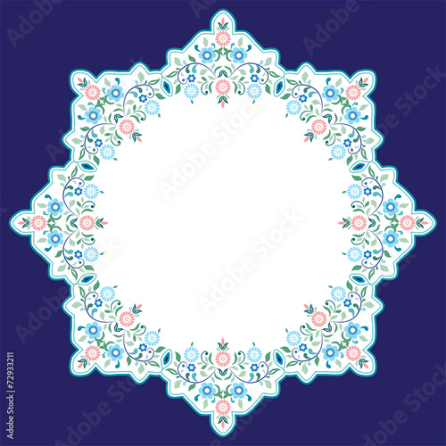 circular islamic background four