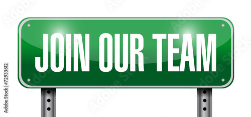 Φωτογραφία join our team sign illustration design