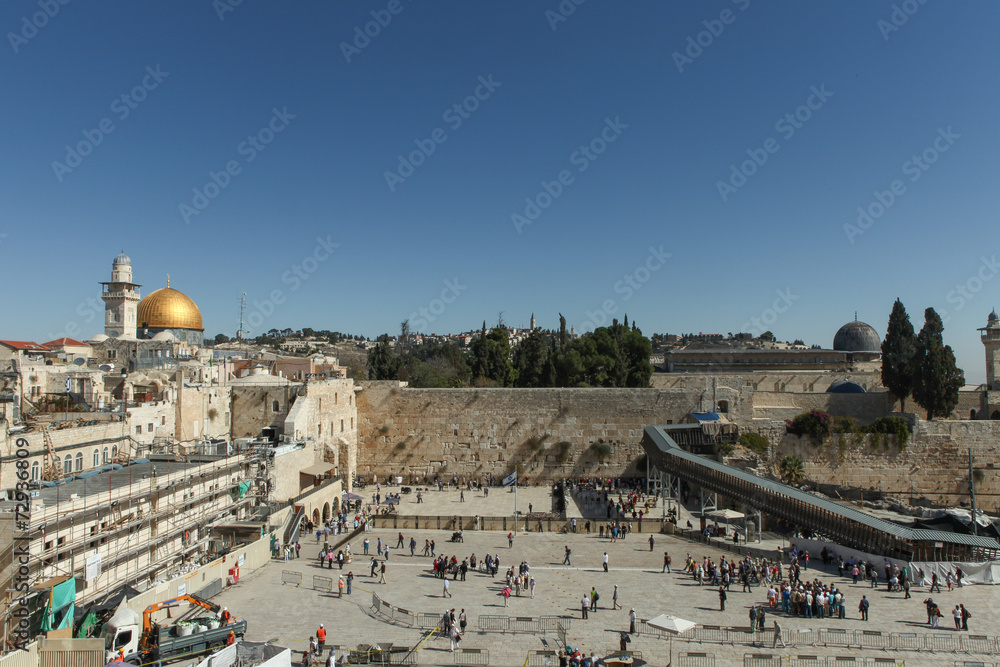 Obraz premium The Wailing wall - Jerusalem Israel