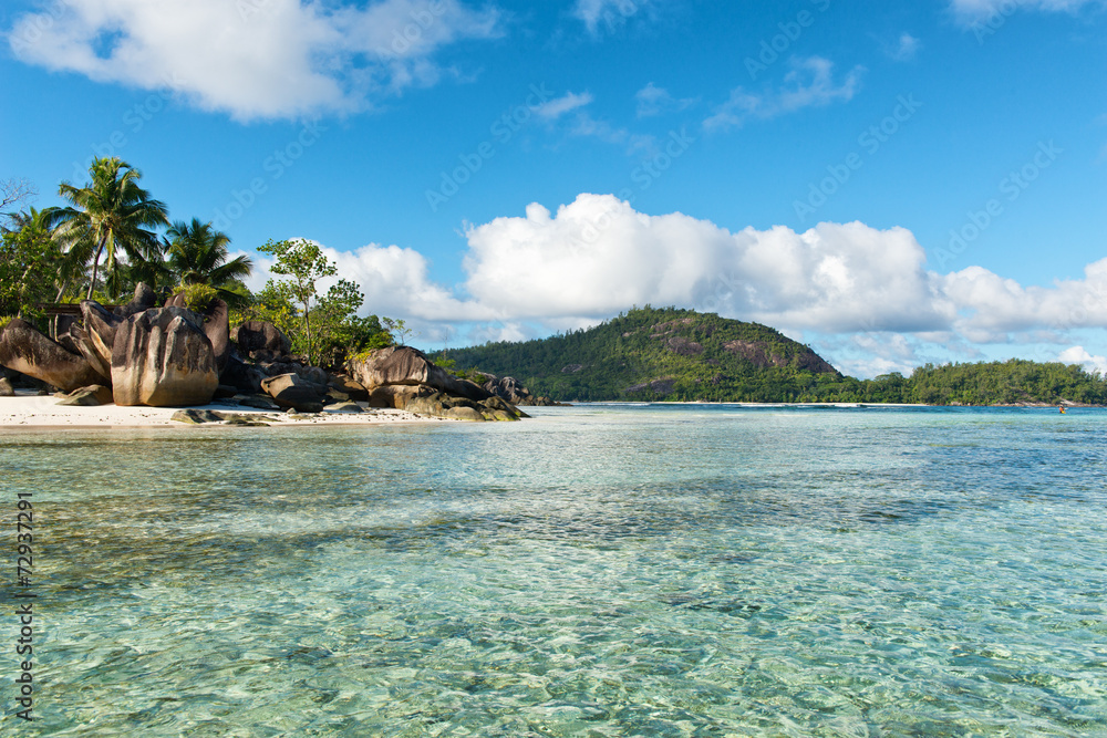 Clear Water and Beach Paradise in Seychelles