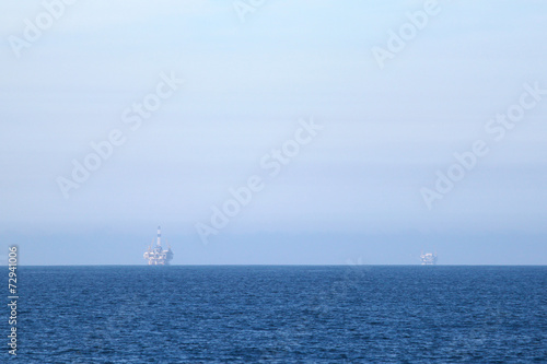 Two Oil Rigs