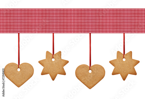 Weihnachtsgebäck mit Karostoff