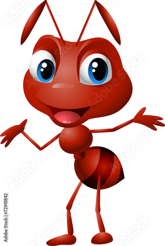 Cute cartoon ant